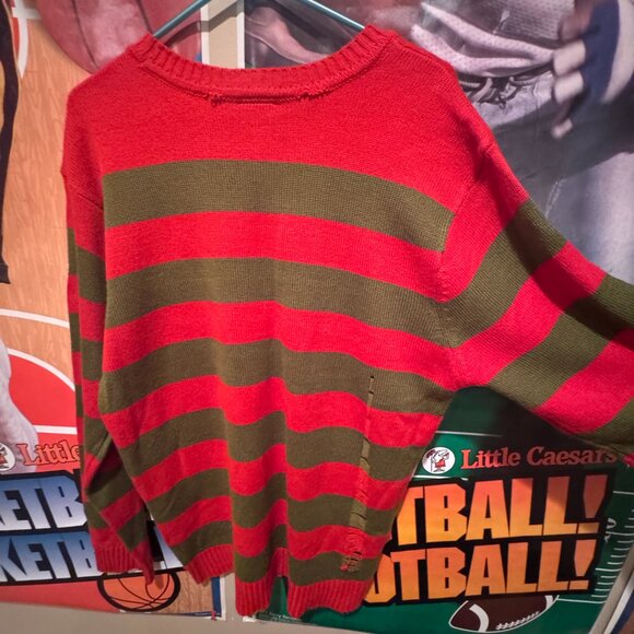 Vintage-Like Nightmare On Elm Street Freddy Krueger Sweater Hot Topic (Men's XL) - Picture 15 of 16